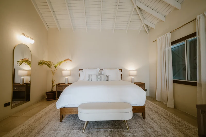 Bedroom at Mer et Sel Luxury Villa on Union Island