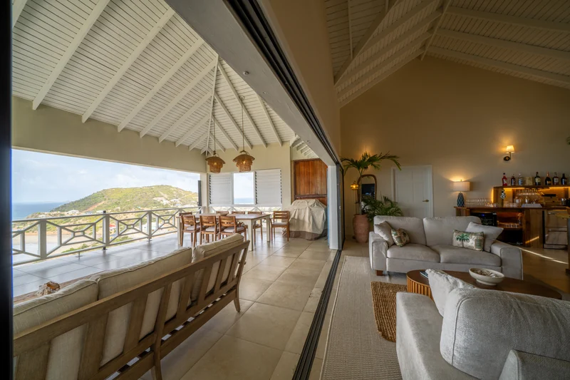 Sea view from Mer et Sel Luxury Villa on Union Island