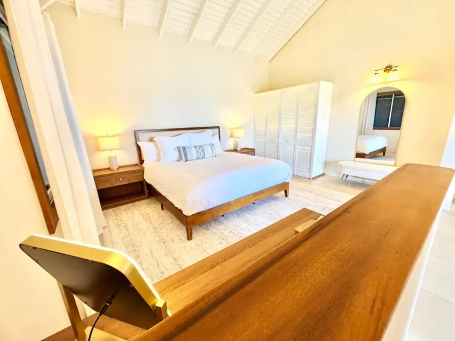 Bedroom at Mer et Sel Luxury Villa on Union Island