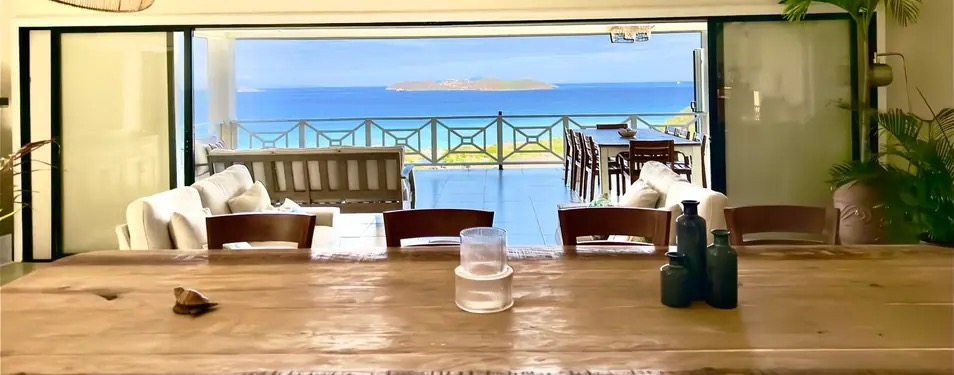 Sea view from Mer et Sel Luxury Villa on Union Island
